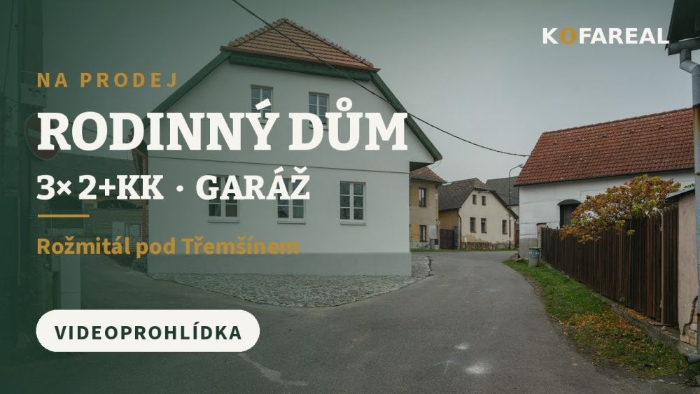 Náhled videoprohlídky novostavby v Rožmitále pod Třemšínem